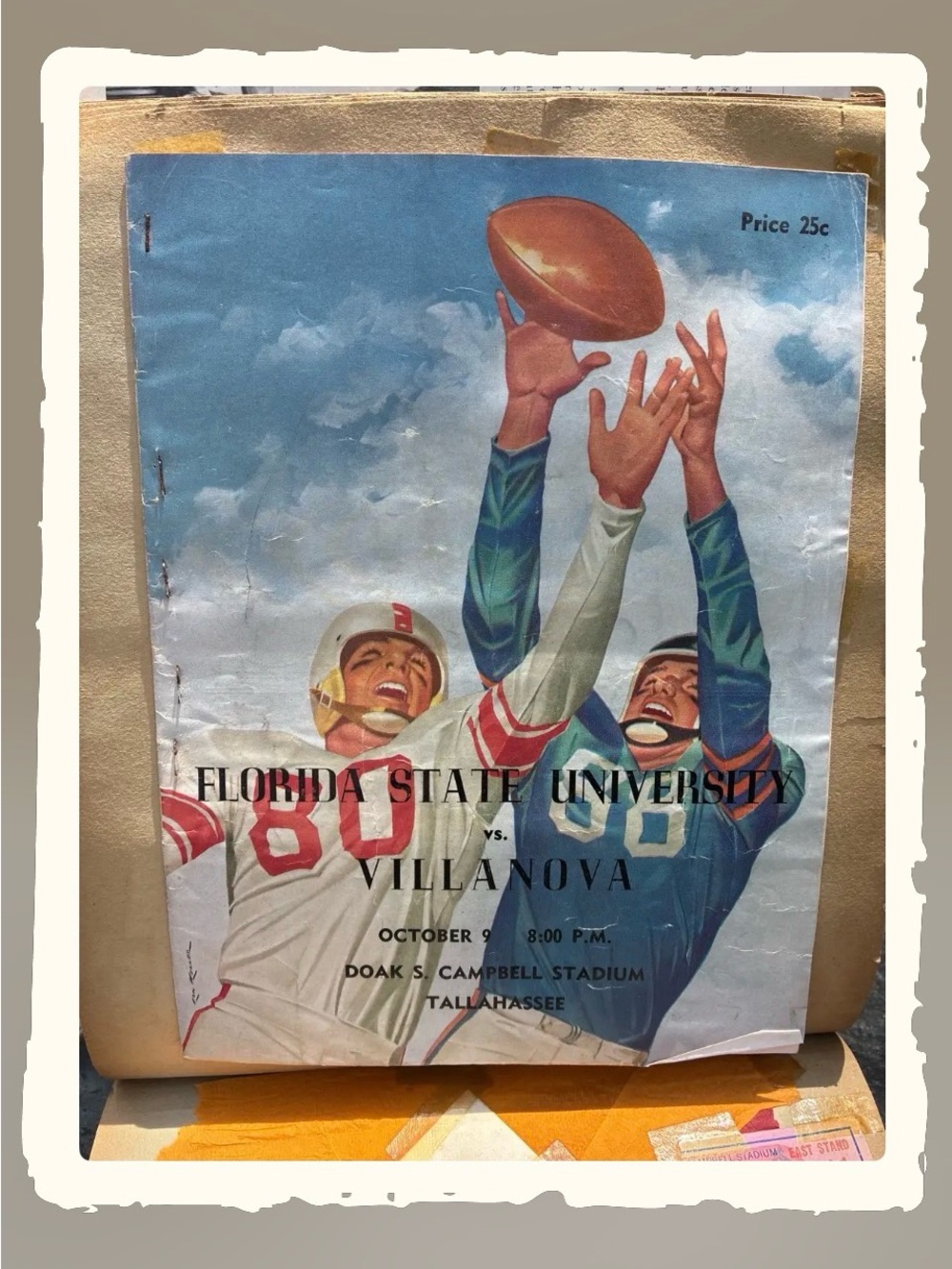 Florida State University Football memories 1954!